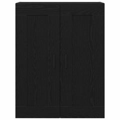 vidaXL Wall-mounted Cabinet Black Oak 69.5 x 34 x 90 cm 2