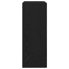 vidaXL Wall-mounted Cabinet Black Oak 69.5 x 34 x 90 cm 3