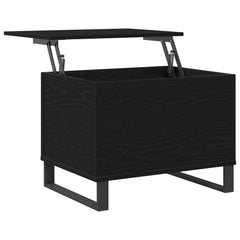 vidaXL Coffee Table Black Oak 60 x 44.5 x 45 cm 3