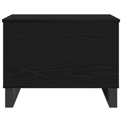 vidaXL Coffee Table Black Oak 60 x 44.5 x 45 cm 4
