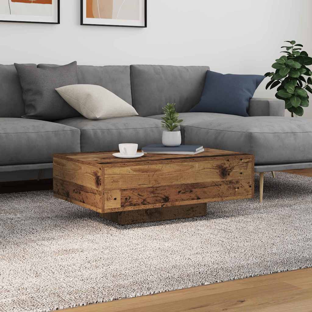 vidaXL Old Wood 85 x 55 x 31 cm Engineered Wood 1