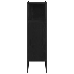 vidaXL Bathroom Furniture Set Black Oak 33 x 33 x 120.5 cm 6