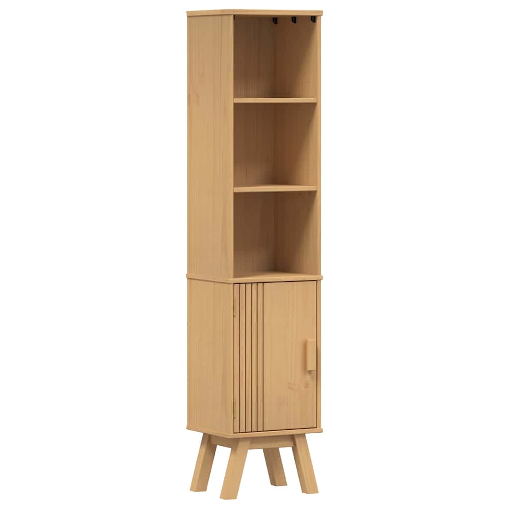 vidaXL Bathroom Cabinet Olden Brown 35 x 30 x 159 cm Solid Pine wood 2