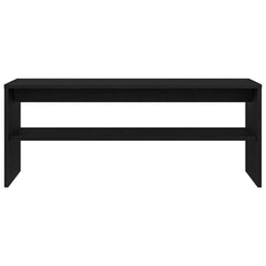 vidaXL TV Cabinet Black Oak 100x40x40 cm Engineered Wood 5