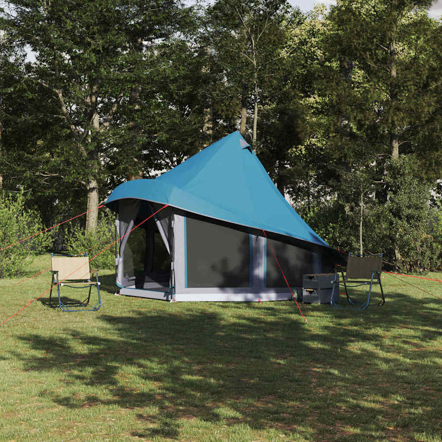 Tipi Tent 6-Person Taffeta Width 40.5 cm Blue