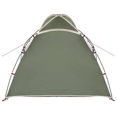 vidaXL Cabin Tent 2-Person Green Taffeta 6