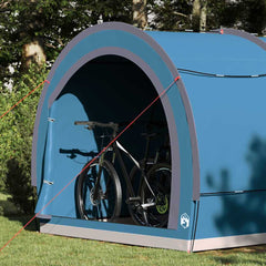 Bike Storage Tent 256 x 222 x 182 cm Taffeta Blue