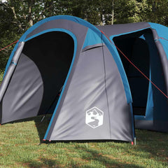Dome Tent 6-Person Taffeta Waterproof Blue