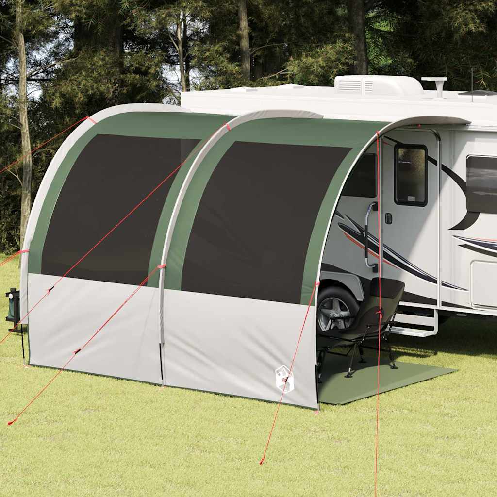Caravan Awning Taffeta Waterproof Green 260 cm 350 cm
