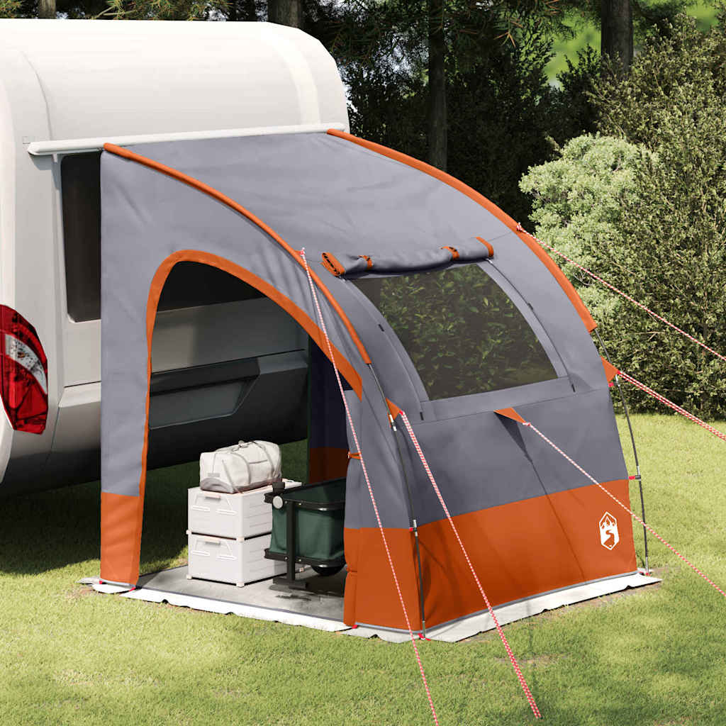 Tailgate Tent 194 x 180 x 210 cm Taffeta Grey and orange