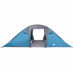 Tunnel tent 4-Person Taffeta Waterproof Blue