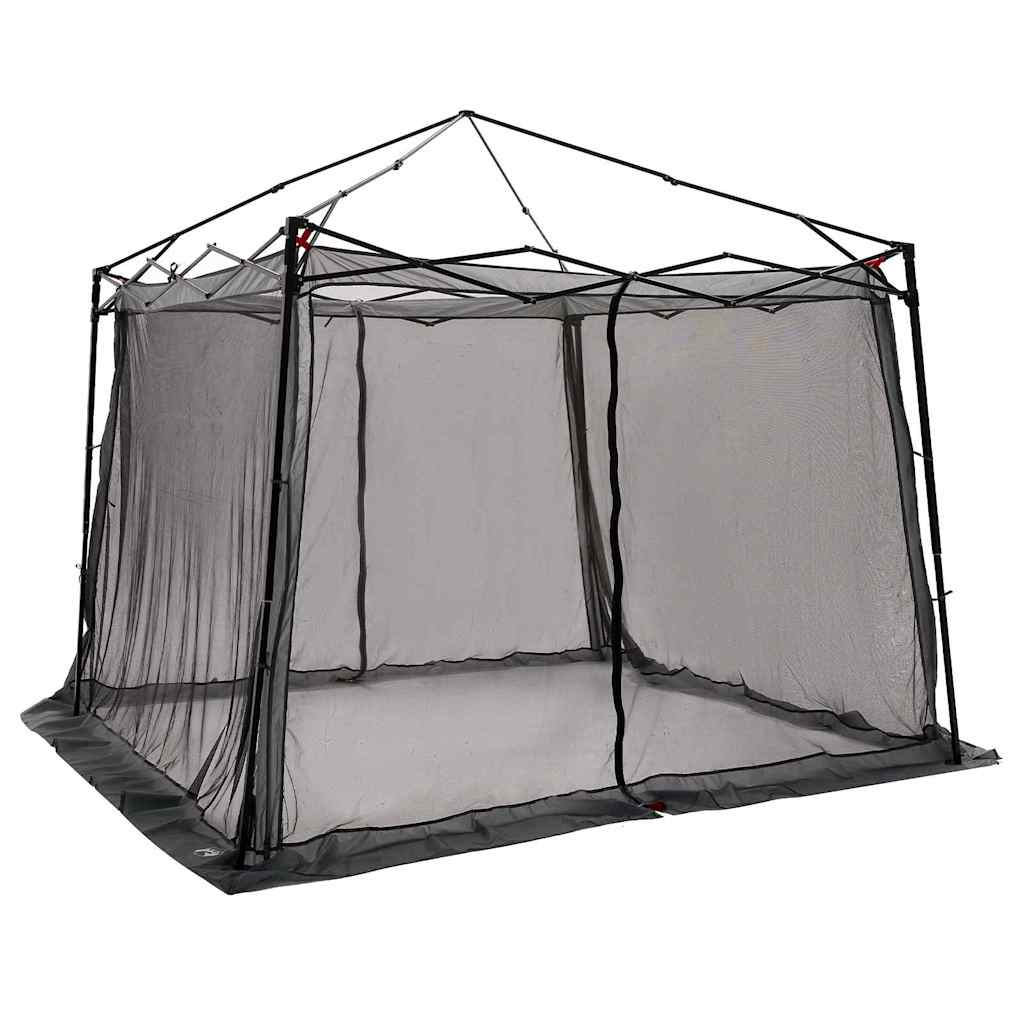vidaXL Inner Tent 6-Person Grey and Orange Taffeta 4