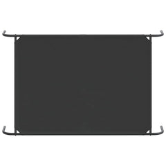 vidaXL Elevated Dog Bed Black 150x90x20 cm Oxford Fabric and Steel 6