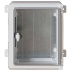 vidaXL Control Cabinet Grey 32 x 13 x 30 cm ABS Plastic 5