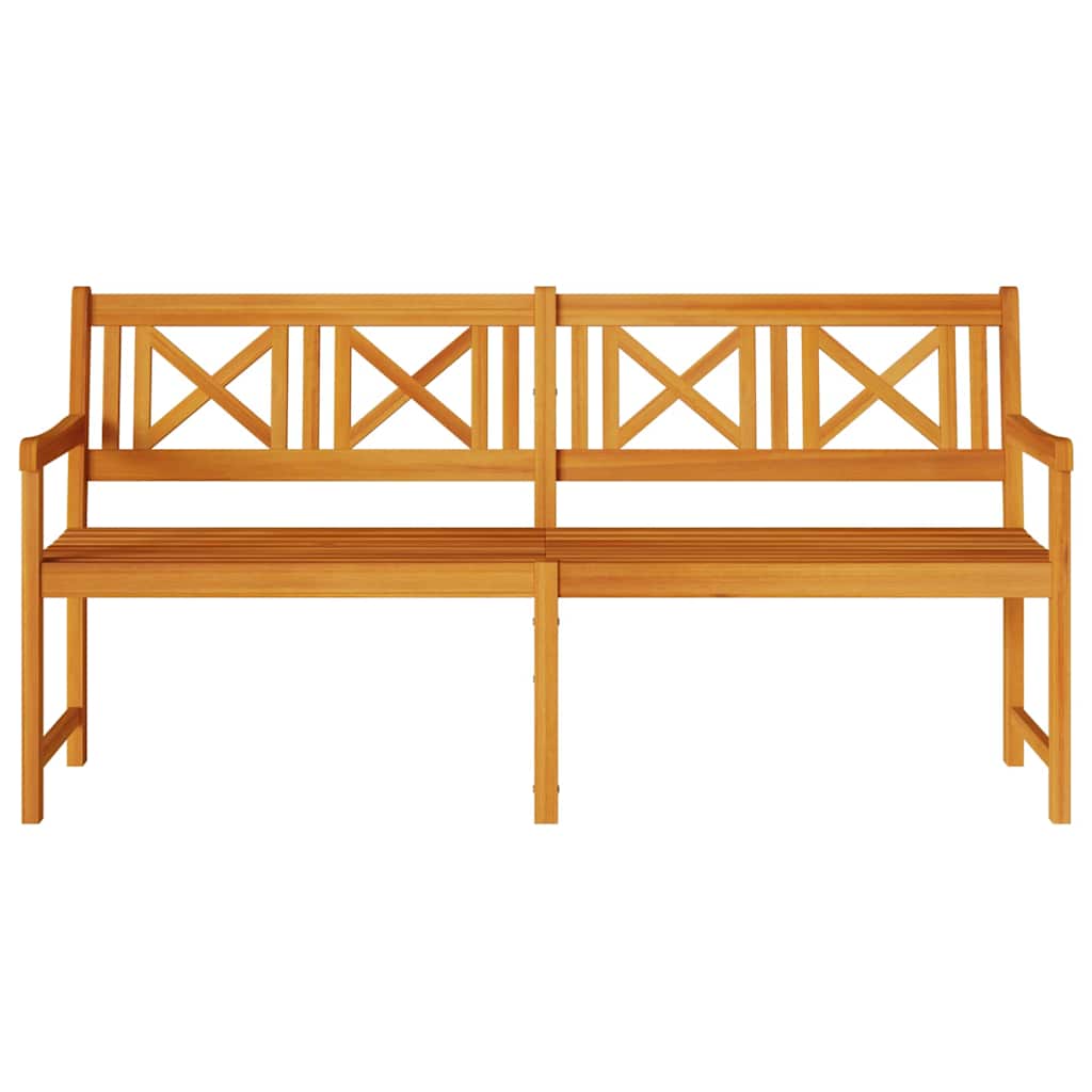 vidaXL Outdoor Bench Natural 180 x 56 x 90 cm Solid Acacia Wood 4