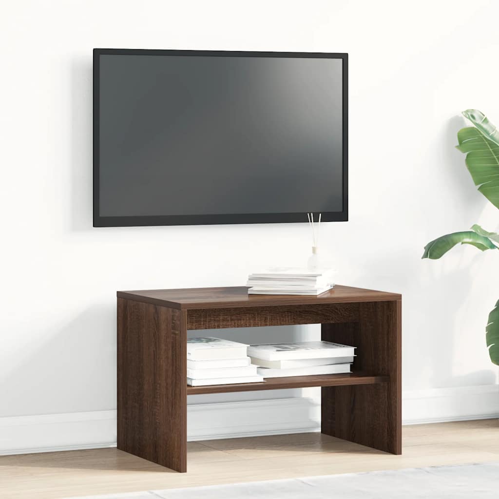 vidaXL TV Cabinet Brown Oak 60x40x40 cm Engineered Wood 3