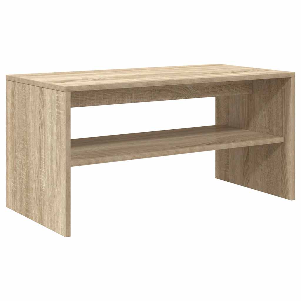 vidaXL TV Cabinet Sonoma Oak 80x40x40 cm Engineered Wood 2