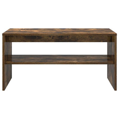 vidaXL TV Cabinet Smoked Oak 80x40x40 cm Engineered Wood 5