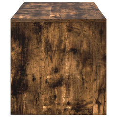 vidaXL TV Cabinet Smoked Oak 80x40x40 cm Engineered Wood 6