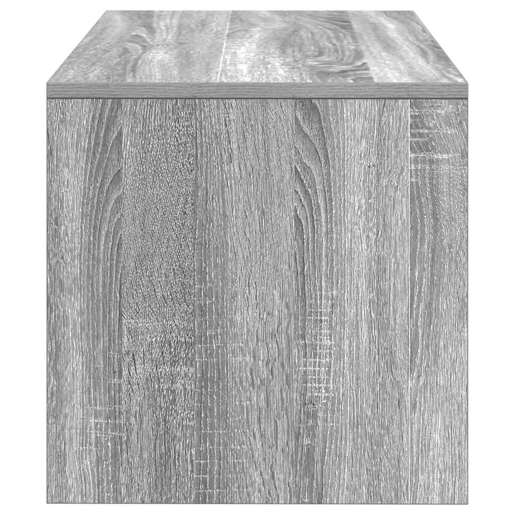vidaXL TV Cabinet Grey Sonoma 80x40x40 cm Engineered Wood 6