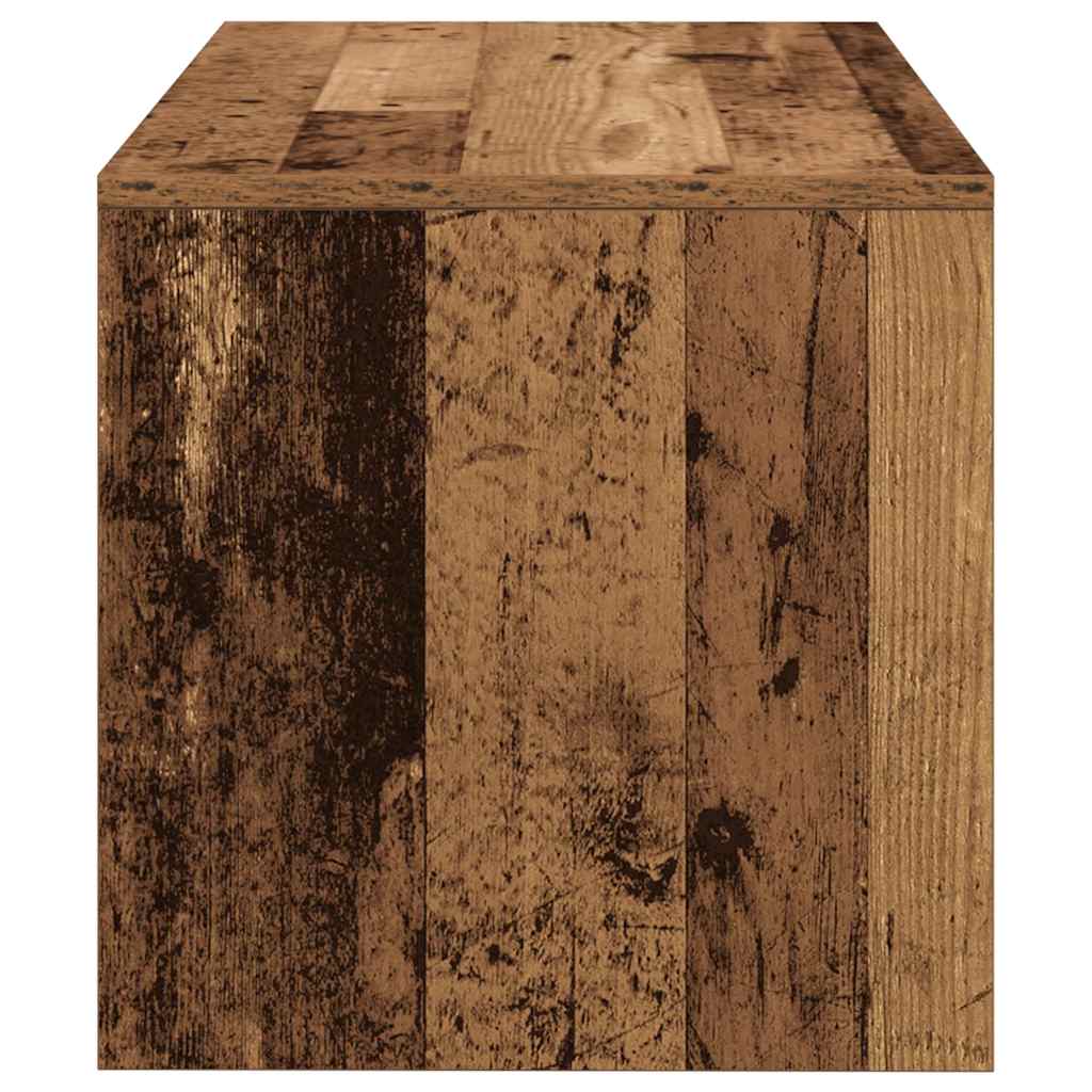 vidaXL TV Cabinet Old Wood 80x40x40 cm Engineered Wood 6