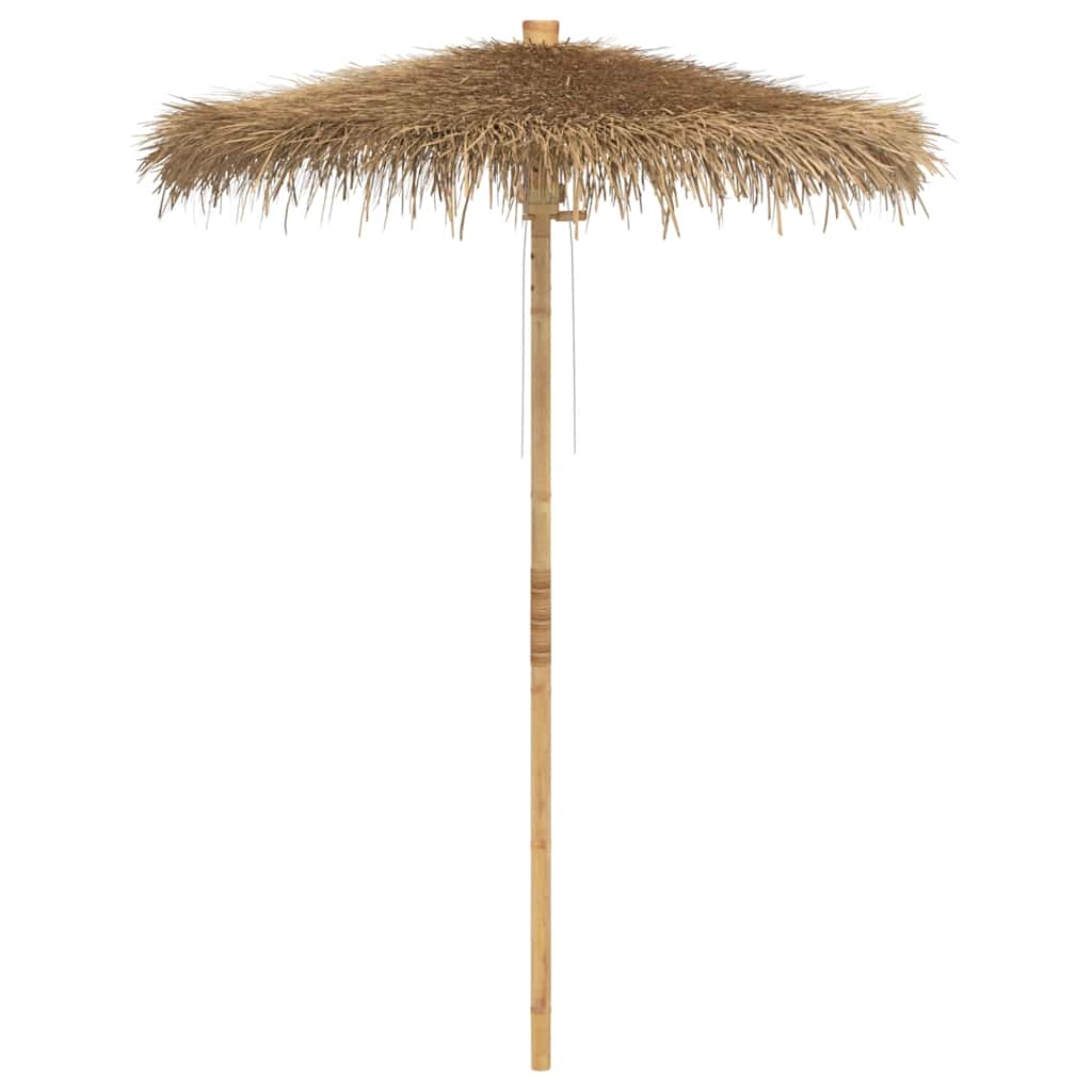 vidaXL Tiki Umbrella with Banana Leaf Canopy 180 cm Bamboo 2