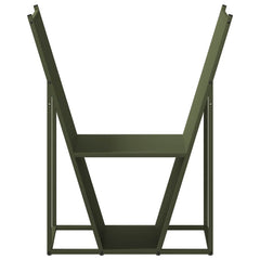 Firewood Rack 69,5x35x81 cm Cold-rolled steel Olive green