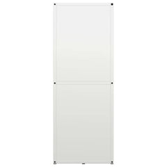 vidaXL Firewood Rack White 40x30x80 cm Cold-rolled steel 6