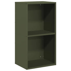 vidaXL Firewood Rack Olive Green 40x30x75 cm Cold-rolled steel 2