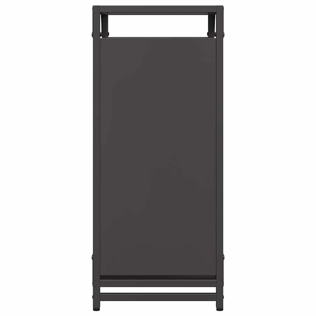 vidaXL Firewood Rack Black 44x28x65 cm Cold-rolled steel 6