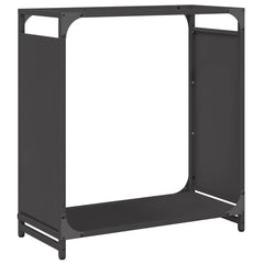 vidaXL Firewood Rack Black 60x28x65 cm Cold-rolled steel 2