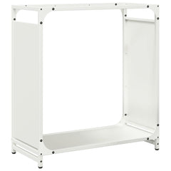 vidaXL Firewood Rack White 60x28x65 cm Cold-rolled steel 2