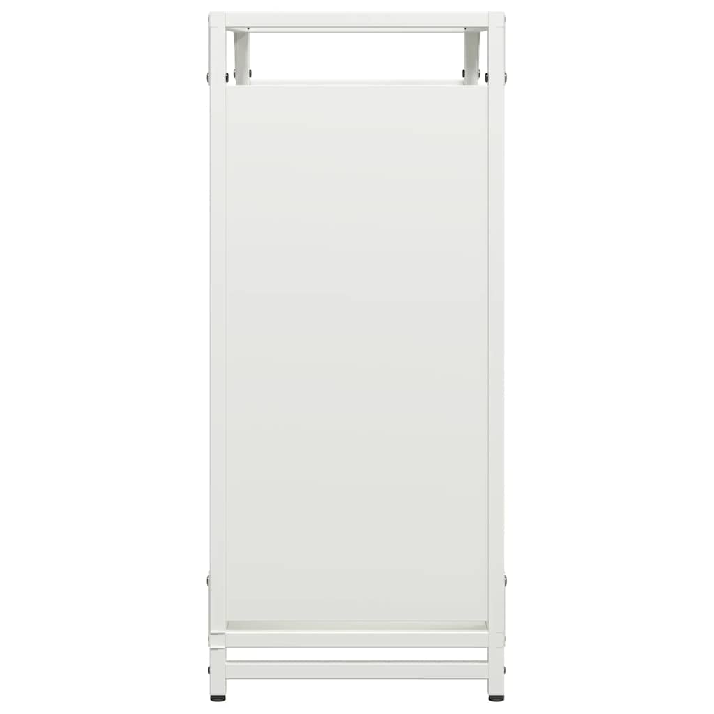vidaXL Firewood Rack White 60x28x65 cm Cold-rolled steel 6