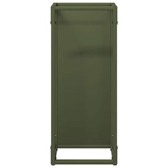 vidaXL Firewood Rack Olive Green 25x25x60 cm Cold-rolled steel 5