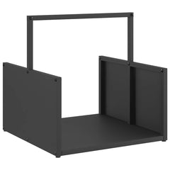 vidaXL Firewood Rack Black 40x40x40 cm Cold-rolled steel 2