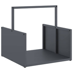 vidaXL Firewood Rack Anthracite 40x40x40 cm Cold-rolled steel 2