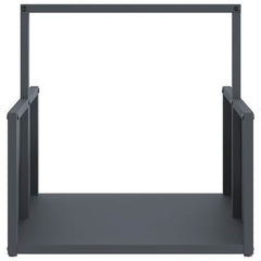 vidaXL Firewood Rack Anthracite 40x40x40 cm Cold-rolled steel 5