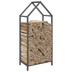 vidaXL Firewood Rack Anthracite 40x25x90 cm Cold-rolled steel 4