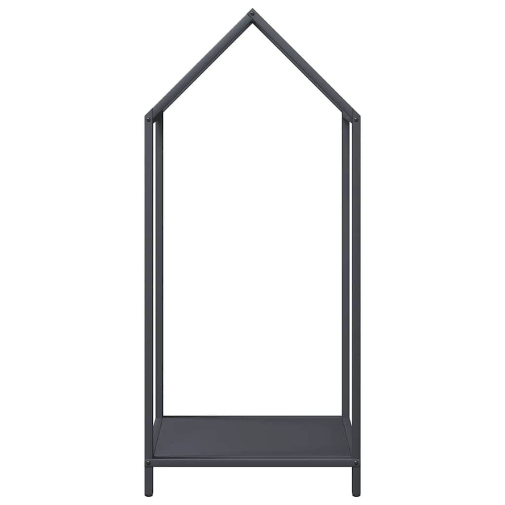 vidaXL Firewood Rack Anthracite 40x25x90 cm Cold-rolled steel 5
