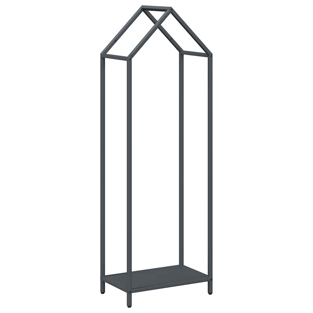 vidaXL Firewood Rack Anthracite 40x25x120 cm Cold-rolled steel 2
