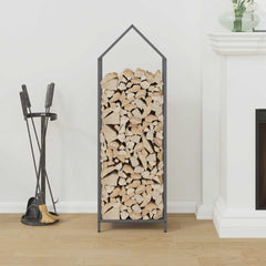 vidaXL Firewood Rack Anthracite 40x25x120 cm Cold-rolled steel 3