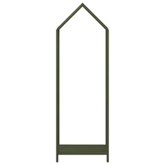 vidaXL Firewood Rack Olive Green 40x25x120 cm Cold-rolled steel 5