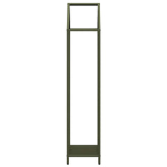 vidaXL Firewood Rack Olive Green 40x25x120 cm Cold-rolled steel 6