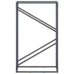 vidaXL Firewood Rack Anthracite 60x25x100 cm Cold-rolled steel 5