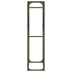 vidaXL Firewood Rack Olive Green 60x25x100 cm Cold-rolled steel 6