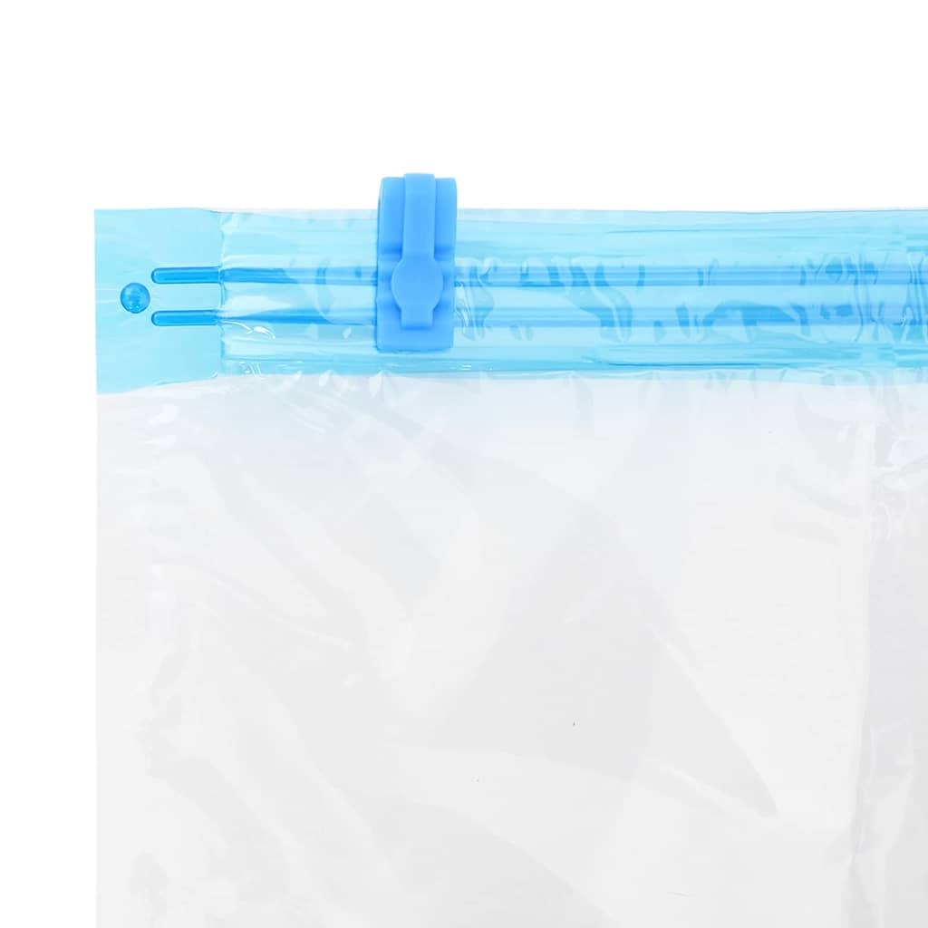 vidaXL Storage Bags 10 pcs Transparent and Blue 130 x 100 cm 4