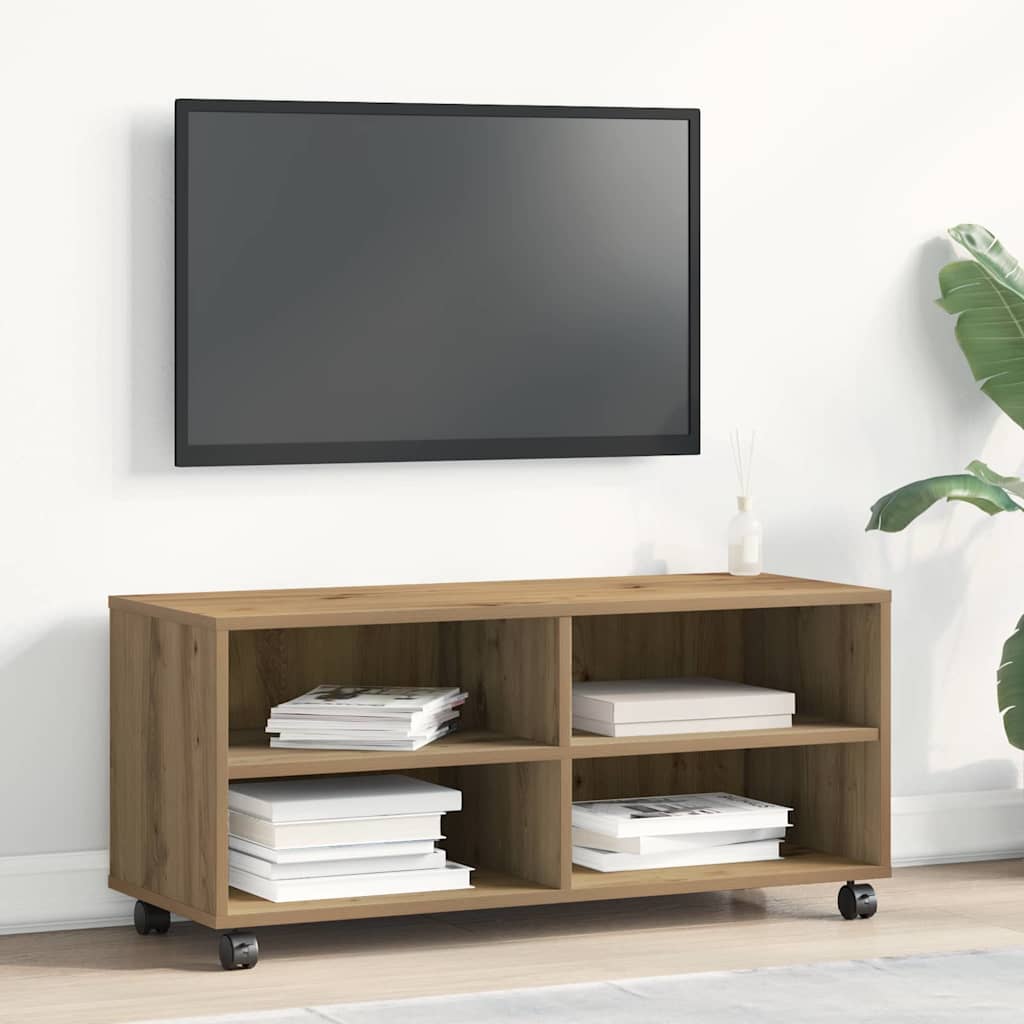 vidaXL TV Cabinet 90 x 35 x 40.5 cm Brown Engineered wood 1