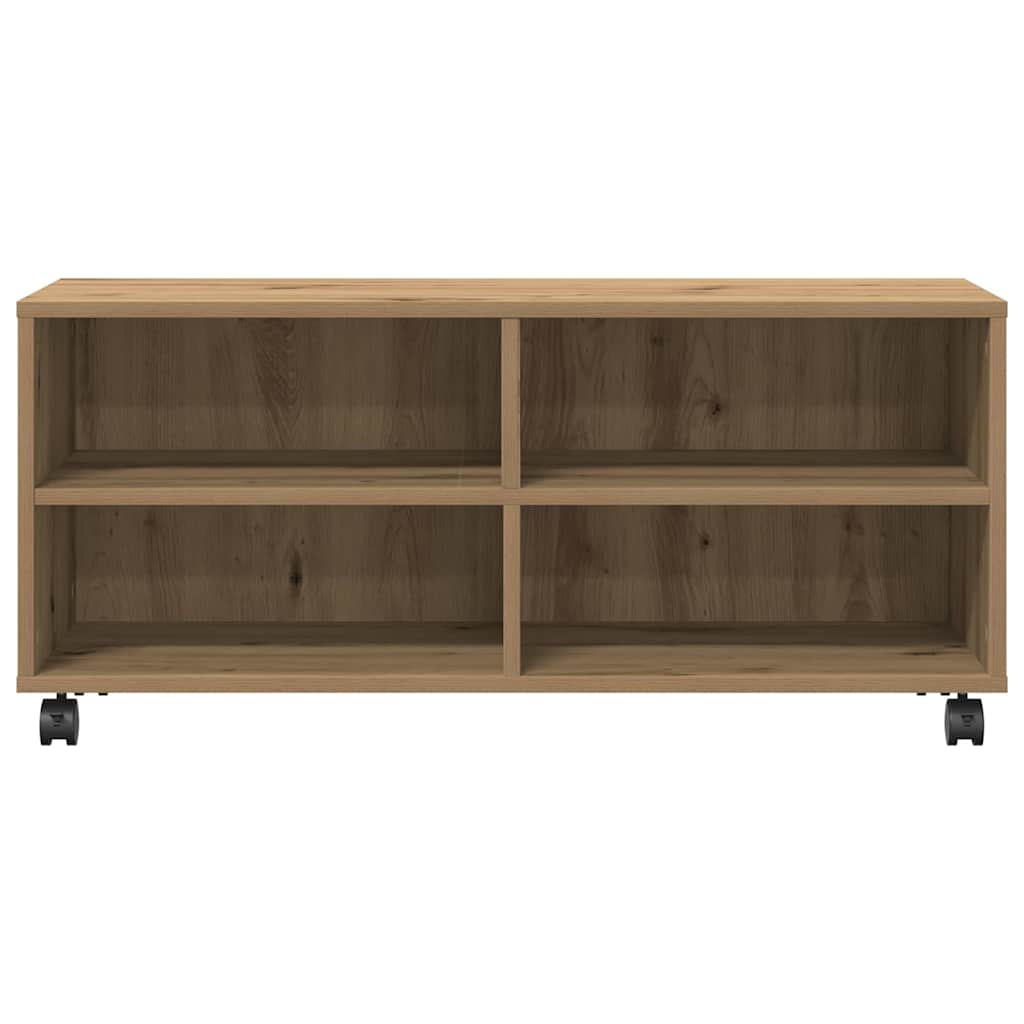 vidaXL TV Cabinet 90 x 35 x 40.5 cm Brown Engineered wood 5