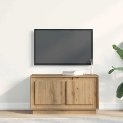 vidaXL TV Cabinet 80 x 35 x 45 cm Artisan oak Engineered wood 4
