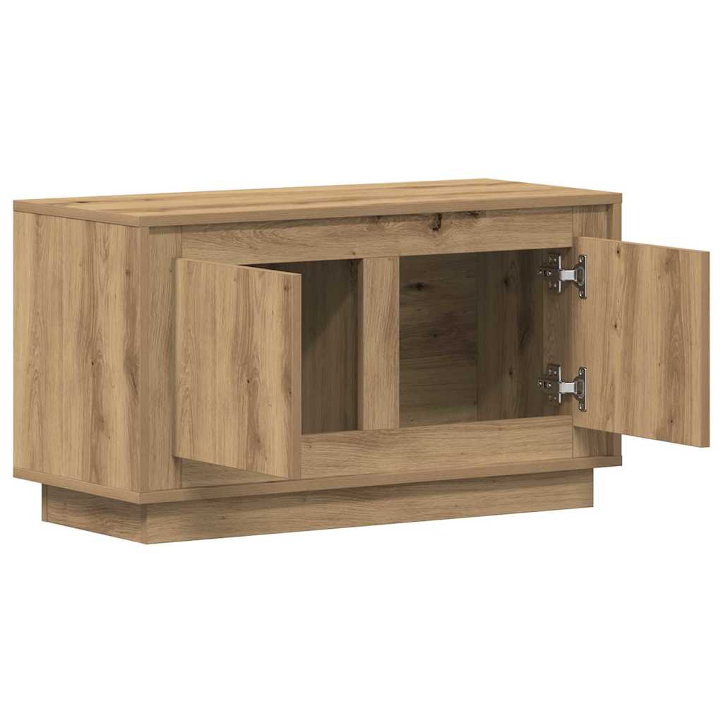 vidaXL TV Cabinet 80 x 35 x 45 cm Artisan oak Engineered wood 5